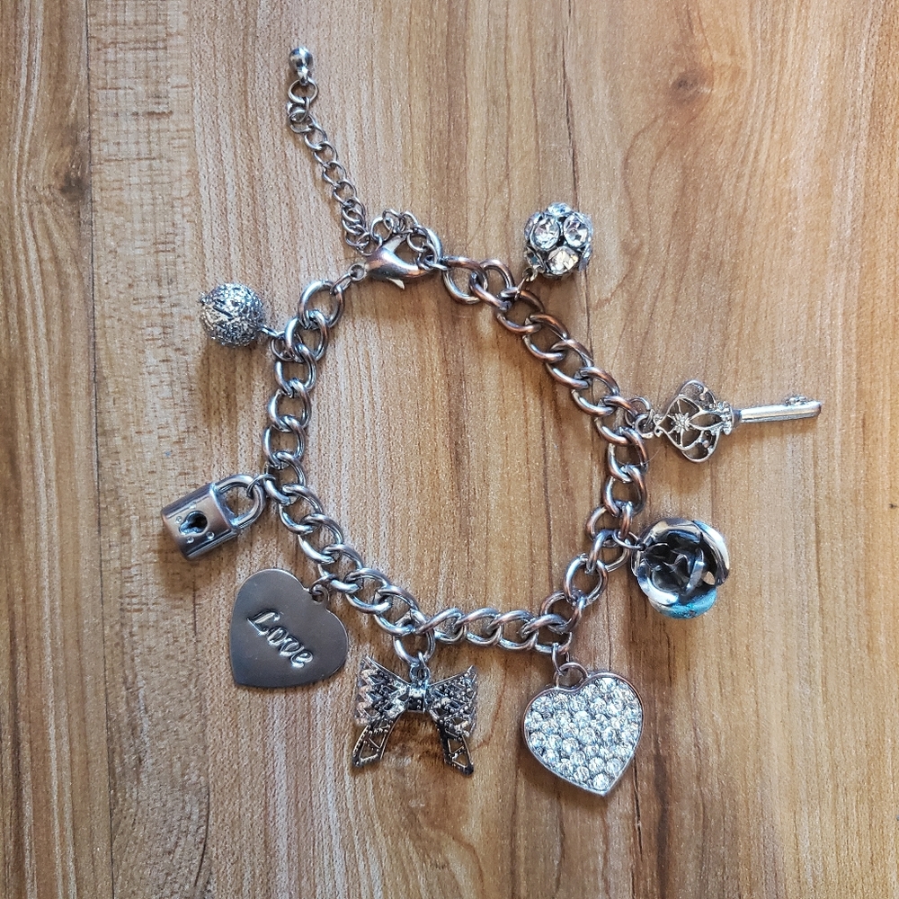 Silver Charm Bracelet